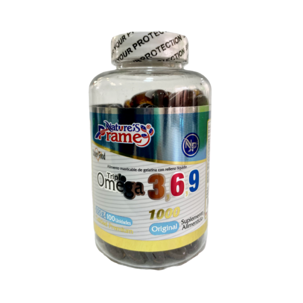 Omega‑3, 6 y 9 Prame  100g x100 CAPSULAS