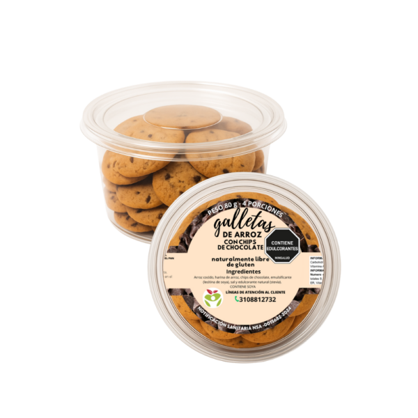 Galleta Mini Chip de Arroz con Chips de Chocolate