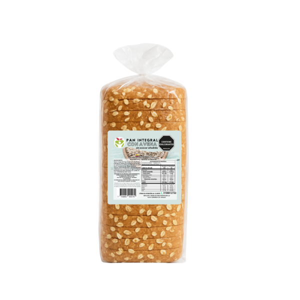 Pan Integral con Avena