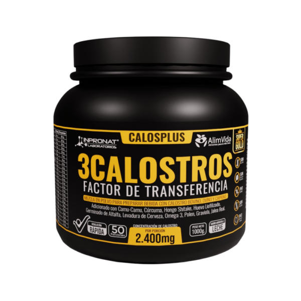 Tres Calostros con Factor de Transferencia 1000g
