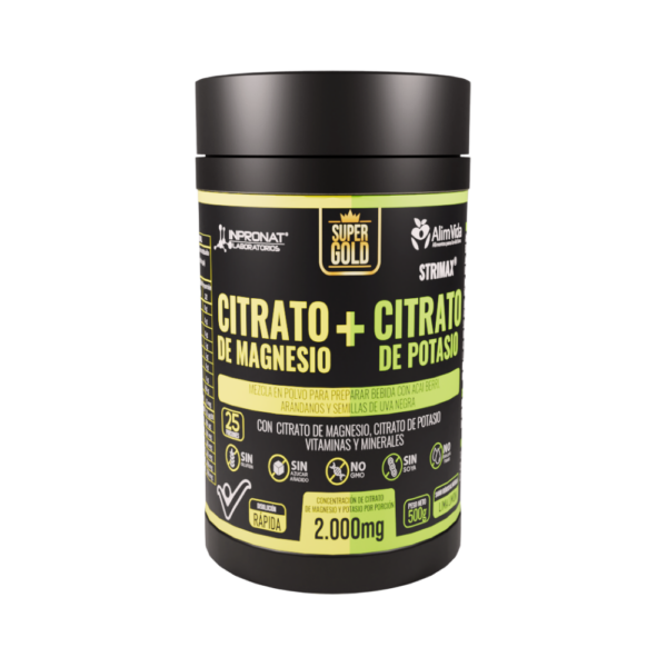 Citrato de Magnesio + Citrato de Potasio 500g