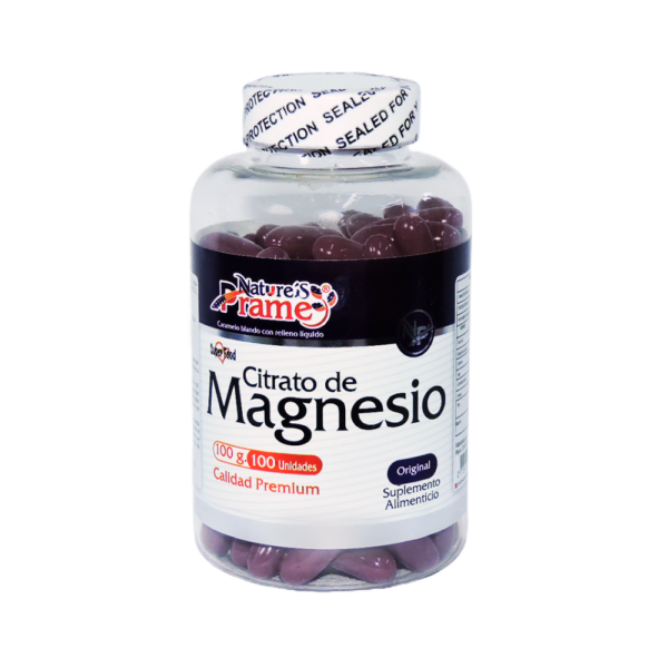 Citrato de Magnesio (Cápsulas) Prame 100g x 100 CAPSULAS