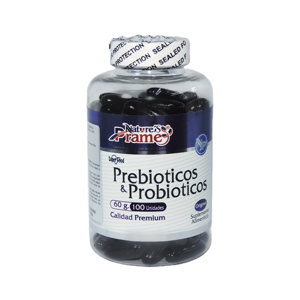 Prebióticos y Probióticos Prame - 60g / 100 CAPSULAS