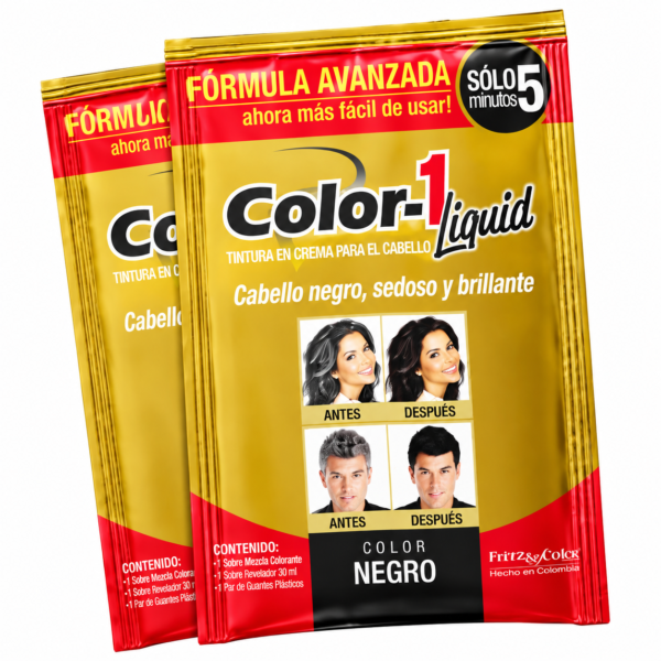 Tintura en Crema para el cabello 5 minutos, Liquid/  Sachet x 30 ml